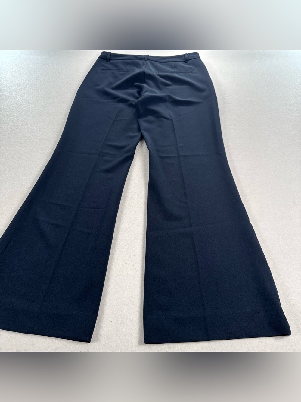 Banana Republic High Rise Bootcut Trousers Women 8 Petite Sculpted Stretch Blue - Picture 6 of 8